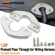 EPMAN 1.25" Universal Aluminum Firewall Pass Through For Wiring Harness- Eliminates Grommet In Fire Wall EPAA01G244