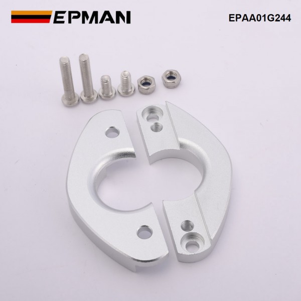 EPMAN 1.25" Universal Aluminum Firewall Pass Through For Wiring Harness- Eliminates Grommet In Fire Wall EPAA01G244