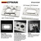 EPMAN Aluminum Firewall Pass Through, Eliminate Grommets in Firewalls - Bulkhead Harnesses For Terminator X Max EPAA01G245