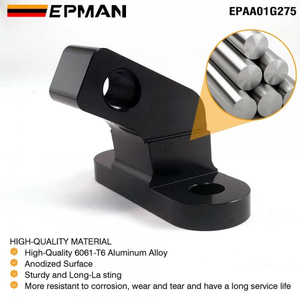 EPMAN CNC Aluminum Steering Rack Riser Raiser Tie Rod For Honda Civic EP3 Integra DC5 Acura RSX EPAA01G275