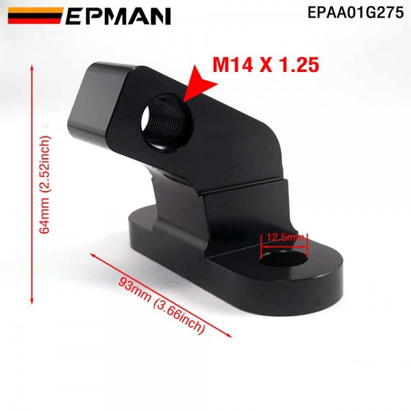 EPMAN CNC Aluminum Steering Rack Riser Raiser Tie Rod For Honda Civic EP3 Integra DC5 Acura RSX EPAA01G275