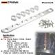 EPMAN Ignition Coil Pack Conversion Adapter Plate Aluminum CNC For R8 to 1JZGTE 2JZGTE Supra Aristo EPAA01G276 EPMAN Ignition Coil Pack Conversion Adapter Plate Aluminum CNC For R8 to 1JZGTE 2JZGTE Supra Aristo EPAA01G276
