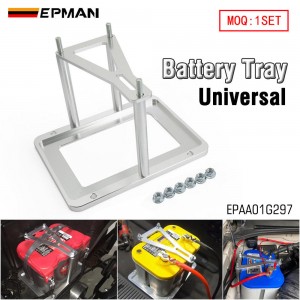 EPMAN Billet Aluminum Battery Hold Down Tray Pallet for Optima 34M D34M 34/78 D34/D78 Battery EPAA01G297