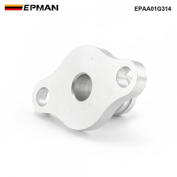 EPMAN Full Flow M20 Turbo Oil Drain Flange CNC Billet Aluminum for Toyota 1JZ 2JZ Engine EPAA01G314