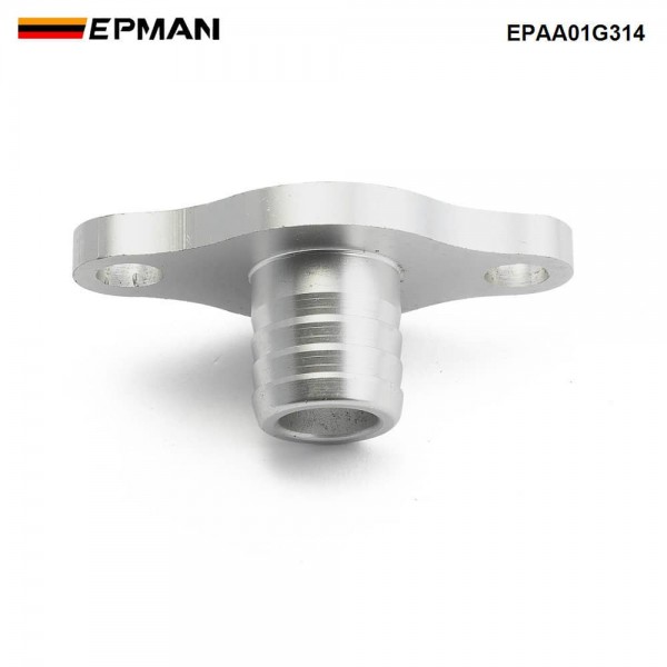EPMAN Full Flow M20 Turbo Oil Drain Flange CNC Billet Aluminum for Toyota 1JZ 2JZ Engine EPAA01G314