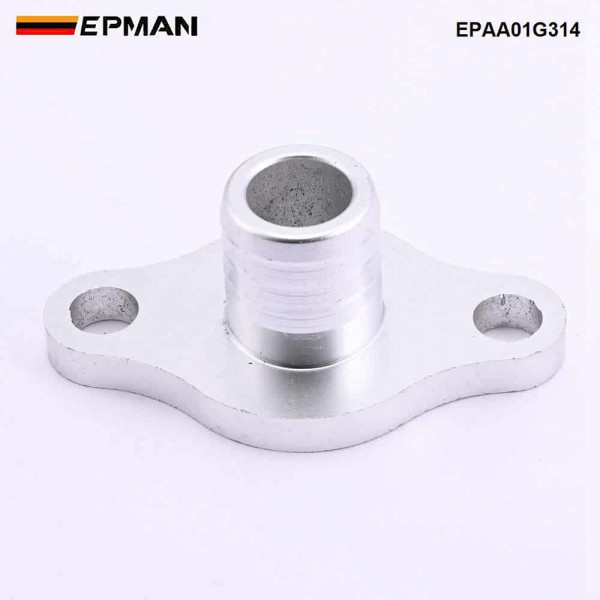 EPMAN Full Flow M20 Turbo Oil Drain Flange CNC Billet Aluminum for Toyota 1JZ 2JZ Engine EPAA01G314