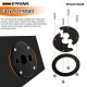 EPMAN LS Swap Firewall Pass Through Kit 3-Hole Billet Aluminum Grommet for Holley Terminator X Wiring Harness EPAA01G326