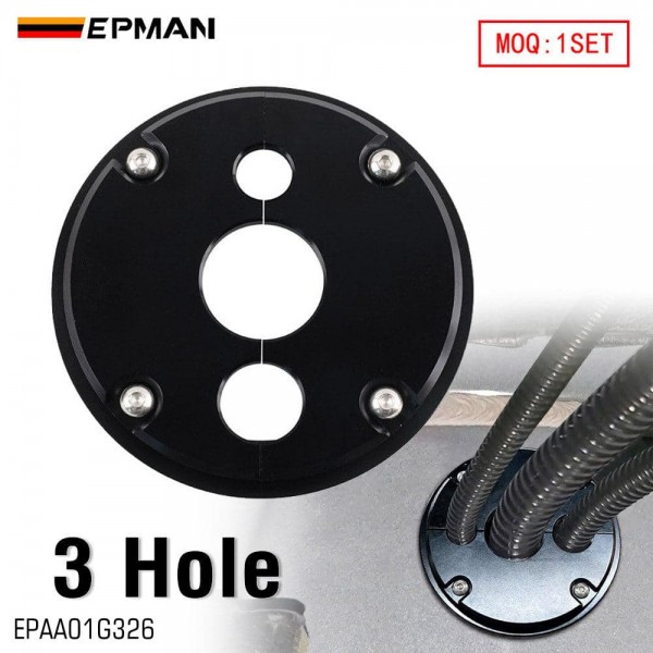 EPMAN LS Swap Firewall Pass Through Kit 3-Hole Billet Aluminum Grommet for Holley Terminator X Wiring Harness EPAA01G326