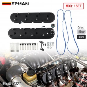 EPMAN Performance Tall Valve Cover Kit for GM LS Engines - Cast Aluminum, Coil-on-Cover Design, LS1 to LS7 Compatible EPAA01G327