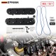EPMAN Performance Tall Valve Cover Kit for GM LS Engines - Cast Aluminum, Coil-on-Cover Design, LS1 to LS7 Compatible EPAA01G327