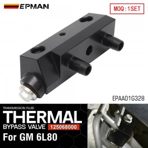 EPMAN for GM 6L80 Transmission Bypass Valve - Billet Aluminum, 3/8" Line, Direct Fit Replaces OEM 125068000 Aftermarket EPAA01G328