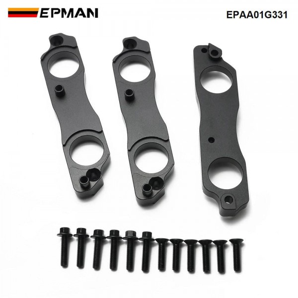 EPMAN Performance Coil Pack Mounting Brackets - CNC Aluminum for Toyota 2JZ 1JZ & R35 GTR EPAA01G331