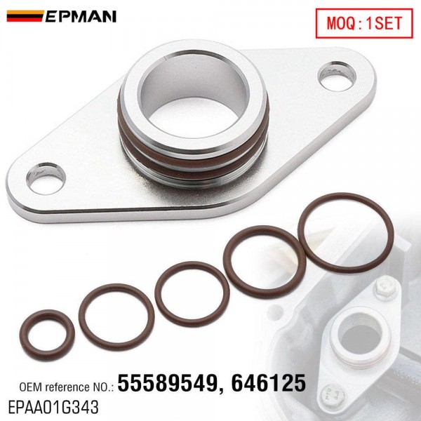 EPMAN Oil Pump Pickup Pipe Aluminum FKM Seal for Vauxhall Opel Insignia Zafira ASTRA CASCADA 2.0 CDTI Suzuki SX4 Saab 9-5 2.0T EPAA01G343
