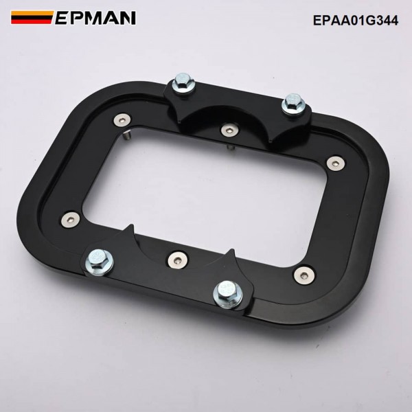 EPMAN CNC Billet Aluminum Battery Tray for Optima Batteries | Direct OEM Plastic Tray Replacement | Group 34 Series Compatible | Corrosion Resistant for Off-Road UTV Marine EPAA01G344