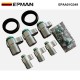 EPMAN Billet Aluminum AC System Adapter Kit for K-Series Engine Swap Includes All Fittings EPAA01G349