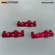 EPMAN 3PCS Red Billet Aluminum Ignition Coil Adapter Bracket Kit For BMW N55 S55 To B58 Coils Conversion EPAA01G368