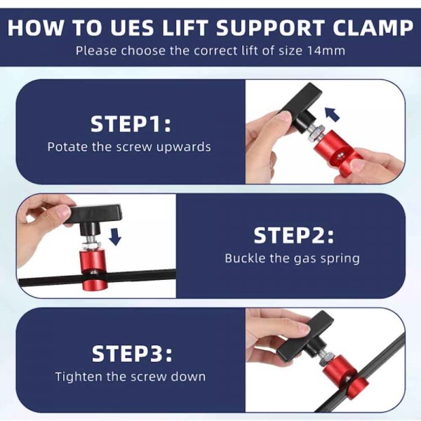 TANSKY 6PCS/LOT Car Hood Prop Struts Clamp Hood Strut Clamp Lift Support Clamp 0.55 Inch Hood Lift Support Clip for Car Tools 5360 Lift Support Clamp EPAA08G13 TANSKY 6PCS/LOT Car Hood Prop Struts Clamp Hood Strut Clamp Lift Support Clamp 0.55 Inch Hood Lift Support Clip for Car Tools 5360 Lift Support Clamp EPAA08G13