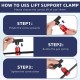 TANSKY 6PCS/LOT Car Hood Prop Struts Clamp Hood Strut Clamp Lift Support Clamp 0.55 Inch Hood Lift Support Clip for Car Tools 5360 Lift Support Clamp EPAA08G13