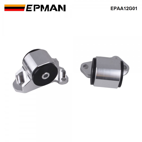 EPMAN Billet Aluminum Engine Mounts Del Sol Civic 92-95 Integra 94-01 EG DC2 3-Bolt DC EPAA12G01