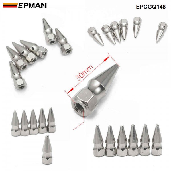 EPMAN 6PCS/Pack Billet M6*1.0 Chrome Spikes Engine Bay Dress Up Washer Bolt Kit For Honda Civic Integra RSX Engine Valve Cover EPCGQ148 EPMAN 6PCS/Pack Billet M6*1.0 Chrome Spikes Engine Bay Dress Up Washer Bolt Kit For Honda Civic Integra RSX Engine Valve Cover EPCGQ148