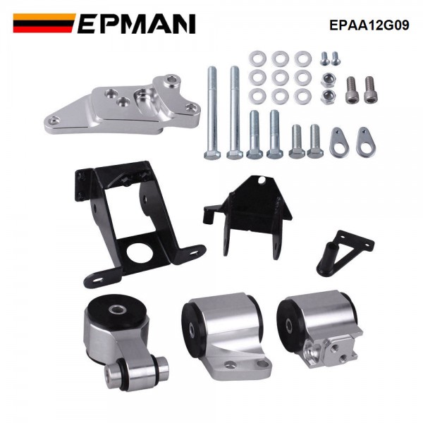 EPMAN K-Series Engine Mounts For K20 K24 FA FG 06-11 Honda Civic Acura CSX Si Billet EPAA12G09