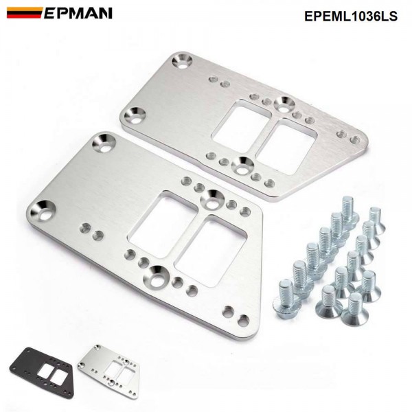EPMAN Motor Mounts Billet Engine Swap Bracket For Conversion Motor Mount Adjustable Plate Ls1 EPEML1036LS EPMAN Motor Mounts Billet Engine Swap Bracket For Conversion Motor Mount Adjustable Plate Ls1 EPEML1036LS