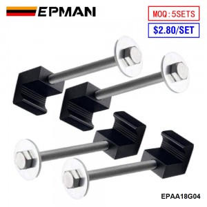 (MOQ:5 SETS) EPMAN 4PCS/SET Tool Box Mount Tie Downs J Hook Crossover Toolbox Pickup Aluminum EPAA18G04