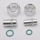 EPMAN AC Block Off Kit Aluminum CNC Plugs For Chrysler Town and Country, Dodge Caravan 2004-2011 Rear Air EPTD915