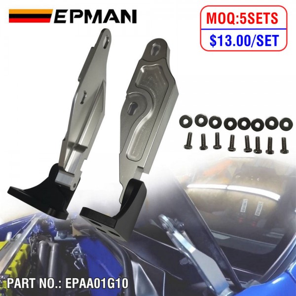 EPMAN Billet Quick Hood Hinge Release Latch For Honda Acura 1992-2001 Civic Integra CRV EPAA01G10