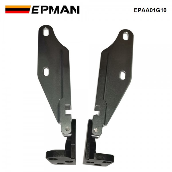 EPMAN Billet Quick Hood Hinge Release Latch For Honda Civic EK 96-00 Acura Integra CRV 92-01EPAA01G10