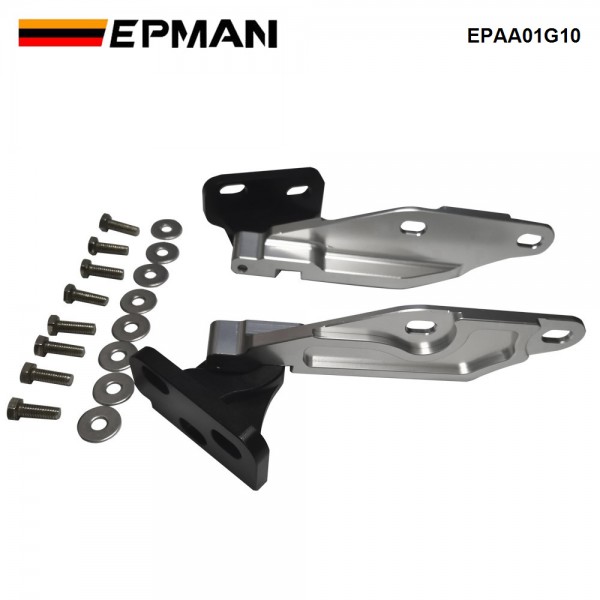 EPMAN Billet Quick Hood Hinge Release Latch For Honda Civic EK 96-00 Acura Integra CRV 92-01EPAA01G10