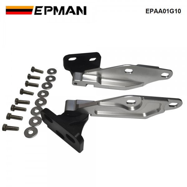 EPMAN Billet Quick Hood Hinge Release Latch For Honda Acura 1992-2001 Civic Integra CRV EPAA01G10