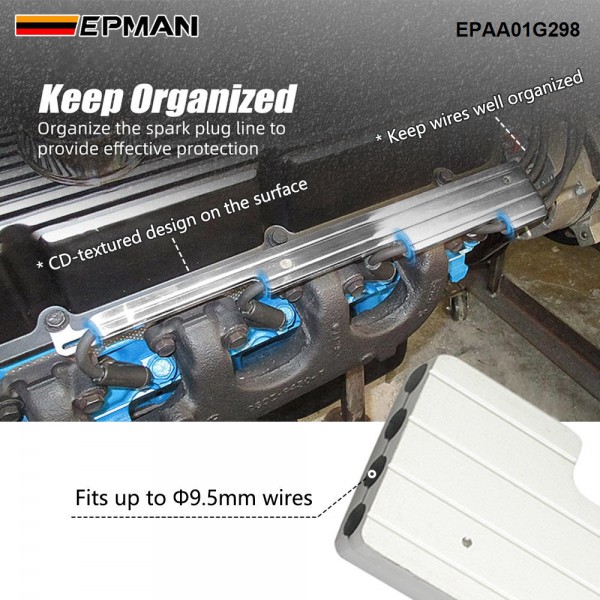 EPMAN Spark Plug Wire Looms Holders Fits Chevrolet V8 Engines SBC BBC SBF 302 350 454 EPAA01G298