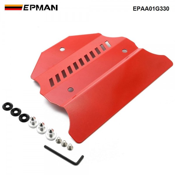 EPMAN Aluminum Pulley Wheel Cover Red Powder Coated for Subaru BRZ Toyota GR86 2022-2025 EPAA01G330