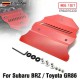 EPMAN Aluminum Pulley Wheel Cover Red Powder Coated for Subaru BRZ Toyota GR86 2022-2025 EPAA01G330