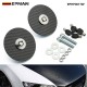 (BLACK Carbon Fiber )Flush Mount Hood Lock w/ Key Variable Mount EPHP001TW
