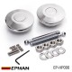 EPMAN Quick-Latch 2.5" Low Profile Push Button Hood Pins Fastener - Billet - Satin - Each EP-HP006 EPMAN Quick-Latch 2.5" Low Profile Push Button Hood Pins Fastener - Billet - Satin - Each EP-HP006