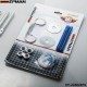 EPMAN Universal Racing Sport Hair Pin Car Styling Hood Pin Locking Kit With Lanyard EP-JGS022PX EPMAN Universal Racing Sport Hair Pin Car Styling Hood Pin Locking Kit With Lanyard EP-JGS022PX