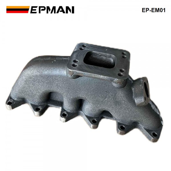 EPMAN - Cast Iron Turbo Manifold T3/T4 Flange of 38MM Wastegate For VW 12V VR6 Golf Jetta Passat T3 T4 EP-EM01