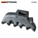 EPMAN - Cast Iron Turbo Manifold T3/T4 Flange of 38MM Wastegate For VW 12V VR6 Golf Jetta Passat T3 T4 EP-EM01 EPMAN - Cast Iron Turbo Manifold T3/T4 Flange of 38MM Wastegate For VW 12V VR6 Golf Jetta Passat T3 T4 EP-EM01