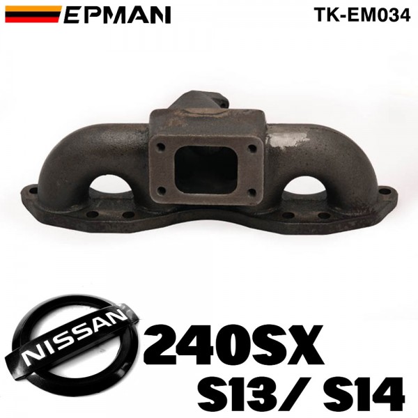 EPMAN Cast Iron Turbocharger Manifold T3 Turbo Flange For Nissan Silvia S13/S14 SR20 TK-EM034 EPMAN Cast Iron Turbocharger Manifold T3 Turbo Flange For Nissan Silvia S13/S14 SR20 TK-EM034