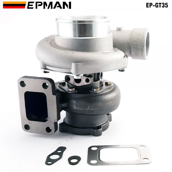 EPMAN Turbocharger GT35 GT3582R Compressor:A/R 0.70 Turbine:A/R 0.82 T3 Flange Wet Float Bearing 4 Bolt 400-600hp Turbocharger Turbo Charger EP-GT35 EPMAN Turbocharger GT35 GT3582R Compressor:A/R 0.70 Turbine:A/R 0.82 T3 Flange Wet Float Bearing 4 Bolt 400-600hp Turbocharger Turbo Charger EP-GT35