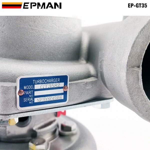 EPMAN Turbocharger GT35 GT3582R Compressor:A/R 0.70 Turbine:A/R 0.82 T3 Flange wet float bearing 4 bolt 400-600hp turbocharger turbo charger EP-GT35