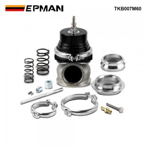 EPMAN 60mm Turbo V-band 60mm External Waste Gate Bypass Exhaust Manifold + Spring TK-B007