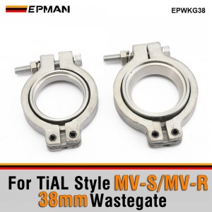 EPMAN 38mm TiAL Style V-Band Clamp and Flange Kit Fit For EPMAN MV-R MV-S Turbo Exhaust Systems 38mm Wastegate EPWKG38
