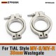 EPMAN 38mm TiAL Style V-Band Clamp and Flange Kit Fit For EPMAN MV-R MV-S Turbo Exhaust Systems 38mm Wastegate EPWKG38