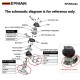 EPMAN Universal Turbo Wastegate V Band Clamp Set 44mm Stainless Steel Exhaust Flange Kit For TiAL Style MVS/MVR External Wastegate EPWKG44
