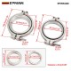 EPMAN 60mm TiAL Style V60 Wastegate Flange Kit Stainless Steel V-Band Clamp Universal External Wastegate Welding Adapter For Turbo Manifold EPWKG60