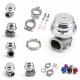 Epman Racing 44MM Turbocharge Exhaust Manifold Header Turbo Boost V-band Clamp Wastegate EPWS8826 Epman Racing 44MM Turbocharge Exhaust Manifold Header Turbo Boost V-band Clamp Wastegate EPWS8826