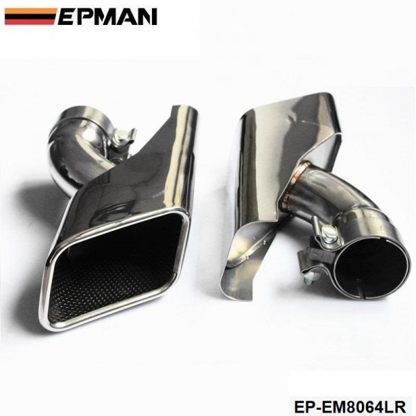 EPMAN Chrome 304 Stainless Steel Exhaust Muffler Tip For Land Rover 05-12 Range Rover diesel EP-EM8064LR EPMAN Chrome 304 Stainless Steel Exhaust Muffler Tip For Land Rover 05-12 Range Rover diesel EP-EM8064LR